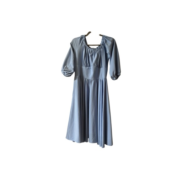 Pinup Couture Marie Therese Midi Dress in Blue - Picture 2 of 2